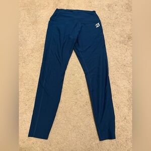 NWOT: Peloton Teal Blue Leggings With Pockets size medium free shipping